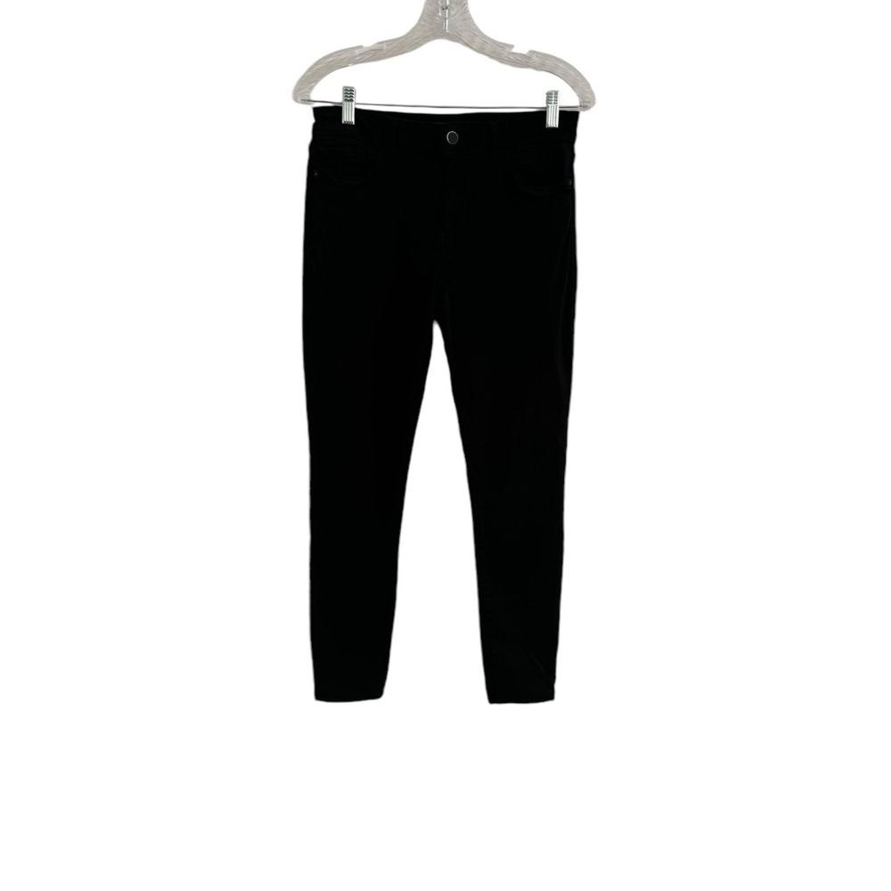 DL1961 Black Straight Leg Stretchy Mid Rise Jeans Waist 28